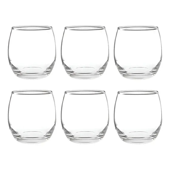 Set X 12 Vaso Bajo Cristar Mikonos 343 Ml Color Transparente